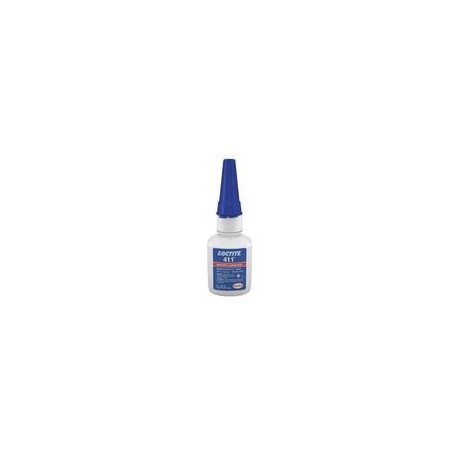 LOCTITE 411 ADHESIVO INSTANTANEO PRISM TRANSPARENTE TENAZ BOTELLA 20G 135446 (41120)